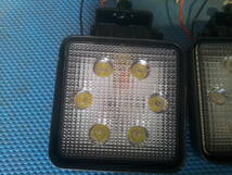 汎用作業灯 　LED　投光器/集魚灯/看板灯　12/24V 　2個セット　　 R6-2-24_画像2