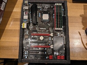 ASRock Fatal1ty H87 Performance　i5-4670　DDR3-1600 4GB×4 16GB マザボ、CPU、メモリセット　箱付属品あり