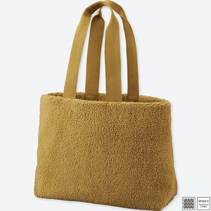 [ new goods * Brown ] Uniqlo ×ru mail Uniqlo U Uniqlo You fleece tote bag .... feeling . lovely fleece bag. Camel 