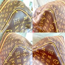 ★ ルイヴィトン LOUIS VUITTON ボストンバッグ M41426 キーポル50 モノグラム バッグ モノグラム 南京錠 301_画像7