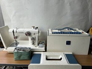 JANOME ジャノメ トピアエース電動 ミシン MODEL 802 蛇の目 トピアエース フットコントローラー 付属品多数 ハンドクラフト 裁縫 手工芸 