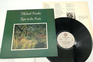 LP　米　マイケル・フランクス/TIGER IN THE RAIN/WARNER BSK3294/#1