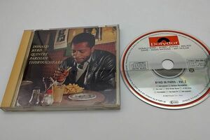 CD　ドナルド・バード/BYRD IN PARIS VOL.2/POLYDOR 833 395-2