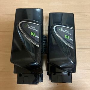 Panasonic 電動自転車バッテリー 自転車バッテリー まとめ NKY384B02 16Ah / NKY382B02 12Ah 2点