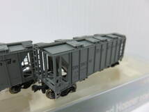 カトー　Nゲージ 　186-0107　AC&F 70t　Closed Side Coverd Hopper　CB&Q　#2　2車輌セット　貨物　KATO　　　　 04_画像2