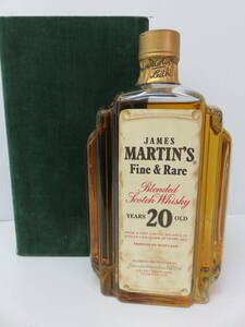 JAMES MARTIN'S　20年　ジェームス　マーティン　ファイン＆レア　700ｍｌ　43％　箱付　最高級　古酒　スコッチ ウイスキー