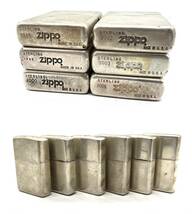 ■Zippo ジッポ STERLING SILVER スターリング シルバー 6点 6個 まとめて セット ライター 1994 1995 2000 2002 2003 2006 現状品_画像1