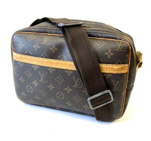 ■Louis Vuitton ルイヴィトン M45254 リポーターPM モノグラム ショルダー バッグ 肩掛け 斜め掛け クロスボディ 現状品