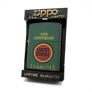 ■【未使用】 LUCKY STRIKE ラッキーストライク 125th ANNIVERSARY 125周年 記念 Zippo ジッポ ジッポー ライター オイルライター 1997年製