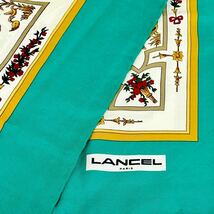 【２枚セット】Yves Saint Laurent イブサンローラン 38×148 LANCEL ランセル 86×86 スカーフ シルク100%_画像4