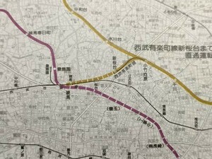 r2【営団地下鉄】路線図 平成4年 南北線駒込赤羽岩淵開業 日比谷線東急東横線菊名駅直通運転 建設中[12号線 南北線-目黒 西武有楽町線-練馬