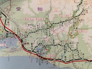 r2【国鉄】中部支社 路線図 昭和41年[観光図 清水港線 二俣線 明知線 神岡線 富山港線 能登線 越美南線 樽見線 北陸鉄道 頸城鉄道 江若鉄道