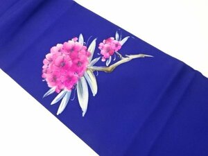 Art hand Auction ys6927122 ; Sosou Shiose motif de branche et de fleur peint à la main Nagoya obi [portant], groupe, Nagoya obi, Adapté