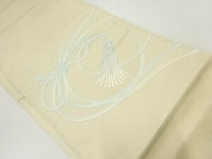 ys6936569; 宗sou 組紐模様刺繍袋帯（材料）【アンティーク】【着】