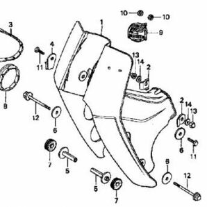 HA02 DX 純正 フロントフェンダーマーク 丸 原付二種 HONDA C70 スーパーカブ C90 デラックス 丸ライト ステッカー 125cc C50 AA01 .750の画像7