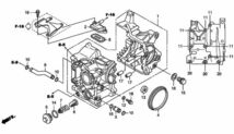 TA03　E-14　クランクケース