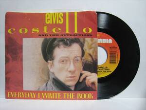 【7”】 ELVIS COSTELLO AND THE ATTRACTIONS / EVERYDAY I WRITE THE BOOK US盤 エルヴィス・コステロ エヴリデイ・アイ・ライト・ザ