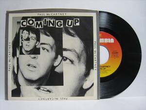 【7”】 PAUL McCARTNEY / ●プロモ● COMING UP US盤 ポール・マッカートニー カミング・アップ