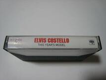 【カセットテープ】 ELVIS COSTELLO / THIS YEAR'S MODEL US版 エルヴィス・コステロ ジス・イヤーズ・モデル PUMP IT UP 収録_画像3