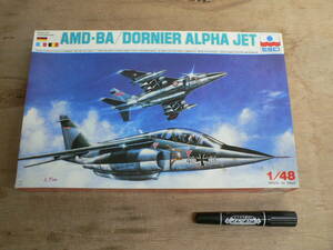 BBP523 未組立 プラモデル ESCI エッシー 1/48 AMD-BA / DORNIER ALPHA JET ドルニエ アルファジェット