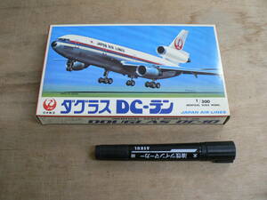 BBP630 未組立 プラモデル 日本航空 JAPAN AIR LINES 1/300 DOUGLAS DC-10 ダグラスDC-10 キャラメル箱 ⑥