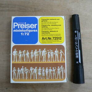 BBP653 未組立 プライザー ORIGINAL Preiser miniaturfiguren 1:72 / Art. Nr. 72512 / Pasers-by, standing and walking 歩行者 添景 ④の画像1