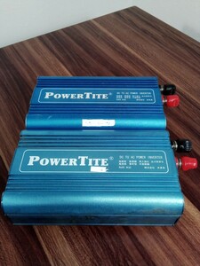 【PT009】未来舎 POWERTITE インバーター Fl-200350Bm 中古品 2個セット