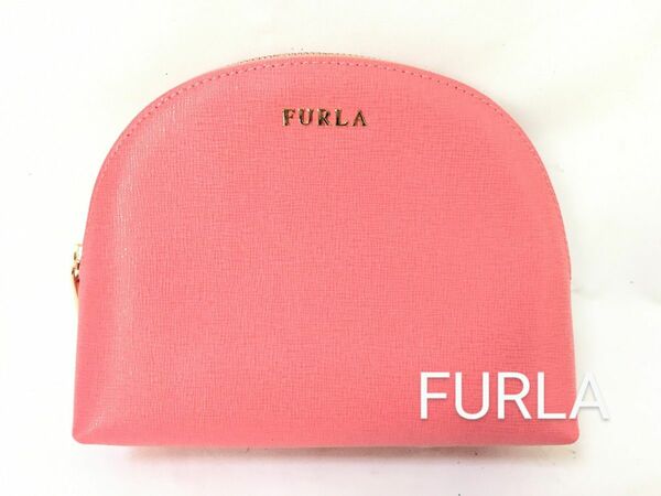 FURLA フルラ レザー 小物入れ ポーチ マルチケース メイクポーチ 化粧ポーチ