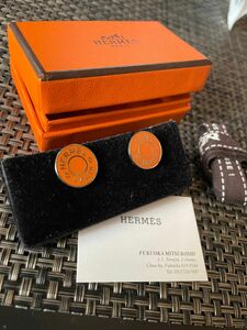 HERMES カフリンクス アクセサリー カフス　中古　美品