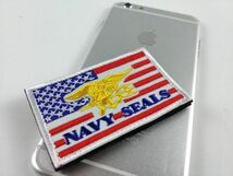 NAVY SEALS パッチ ワッペン カラー サバゲー ミリタリー ベルクロ DM便発送_画像6