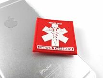 RESCUER Medical Treatment PVC ミリタリー用パッチ ワッペン レッド_画像4