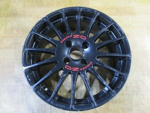 OZ RACING Sport スーパーツーリズモGT マットブラック ホイール 1本 4H-108 17インチ 7J+25 プジョー シトロエン OZレーシング スポーツ