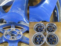 RACING SPARCO レーシングスパルコ ホイール 4本 4H-100 14インチ 6J+40 シビック CR-X NA ロードスター アルトワークス プレオRS SSラパン_画像4