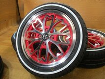 軽四 R-PRIDE 和道 桜 ホイール ホワイトリボンタイヤ 新品 4本セット 15インチ 165/55R15 アルト エブリイ キャリィ アトレー N-WGN 等_画像2