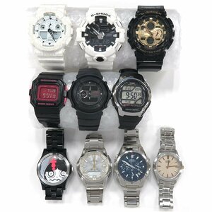 1円 ry CASIO カシオ マークジェイコブス QZ ソーラー メンズ レディース 腕時計 １０点セット まとめ【同梱不可】【時計】【中古】