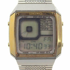 1円 gg SEIKO セイコー メンズ デジタル クォーツ 腕時計 G757-4010