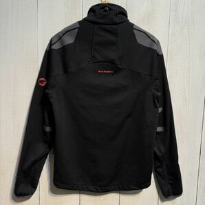 マムート MAMMUT Ultimate advanced Jacket ジャケット(M)ブラック/1010-09910/ソフトシェル/WIND STOPPER/登山の画像4