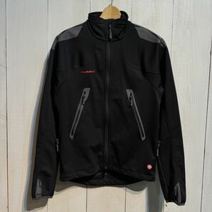 マムート MAMMUT Ultimate advanced Jacket ジャケット(M)ブラック/1010-09910/ソフトシェル/WIND STOPPER/登山の画像1