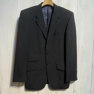 ポールスミス PaulSmith ウール テーラードジャケット(M)ブラック/背抜き