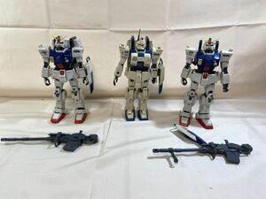 Fガンプラジャンク　MG1/100 陸戦型ガンダム　EZ-8 組済　3体セット　欠品あり　パーツ取りに　08小隊　