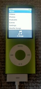 【ジャンク】iPod nano 8GB 第4世代 充電ケーブル付