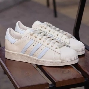  Adidas Originals super Star 82 regular price 16500 jpy 29.5cm white / light blue Originals SUPERSTAR leather natural leather sneakers 