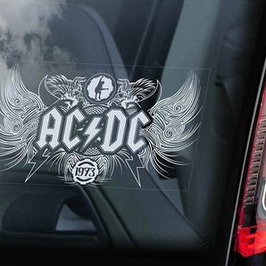 【期間限定値下げ←数日間】◆AC/DC ② 外張り カーステッカー 165×100mm ROCK シール