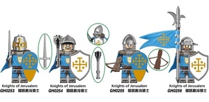 レゴ互換 中世騎士 4体セットA