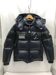 MONCLER ダウンジャケット メンズ サイズ2 ネイビーxブラック フード着脱可能 モンクレール SS-172785