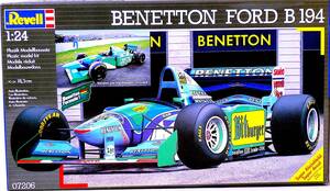 Revell レベル 1/24 ベネトン フォード B194 1994年 F1グランプリシリーズ フルディスプレイキット プラモデル 未使用 未組立