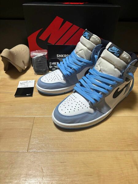 Nike Air Jordan 1 University Blue エアジョーダン1 ユニバーシティブルー 27cm