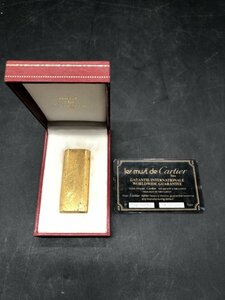 Cartier カルティエ 高級ガスライター ローラー ガスライター ゴールド系 約60×25mm 喫煙具 レターパック不可