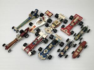 コーギー CORGI TOYS ミニカー 10台 レトロ 当時物 フォーミュラカー ドラッグスター フェラーリ シャドウフォード McLaren 現状品