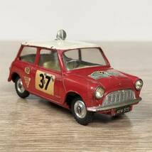 コーギー ミニカー モーリス ミニクーパー ラリー モンテカルロ 1964 CORGI TOYS MORRIS MINI-COOPER イギリス製_画像1